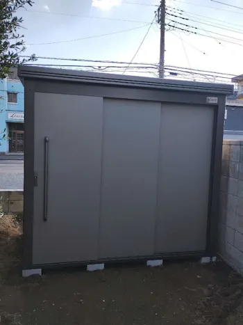 群馬県太田市のお客様の物置設置工事