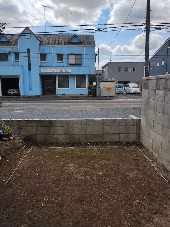 工事前　群馬県太田市のお客様の物置設置工事