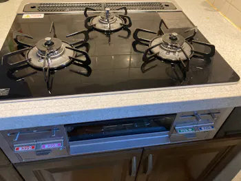 千葉県船橋市のお客様のビルトインコンロ・ガスコンロ工事　具体的な工事内容1