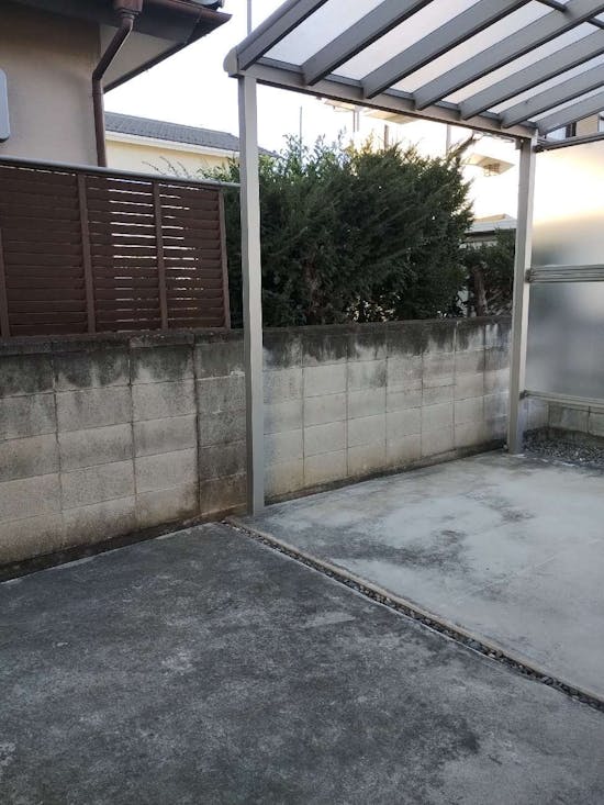 工事前　群馬県藤岡市のお客様のサンキングラッセN10物置工事