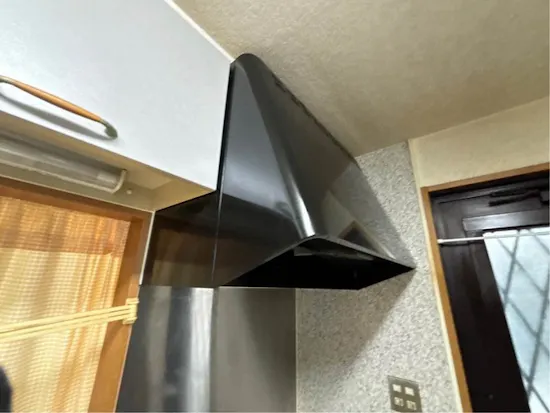 工事前　群馬県前橋市のお客様のレンジフード交換工事