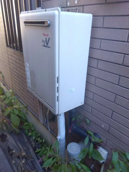 工事前　東京都八王子市のガス給湯器交換工事