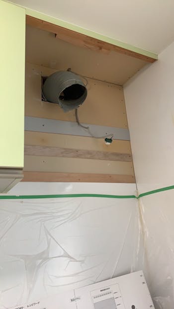 大和市のお客様のビルトインコンロ・ガスコンロ工事　具体的な工事内容1