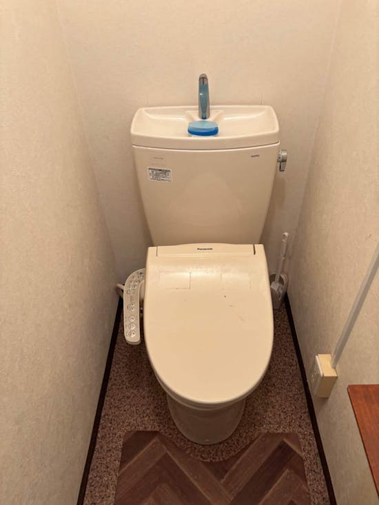 工事前　茨城県水戸市のお客様の温水洗浄便座交換工事
