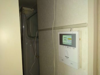 東京都昭島市のお客様のTVドアホン交換工事