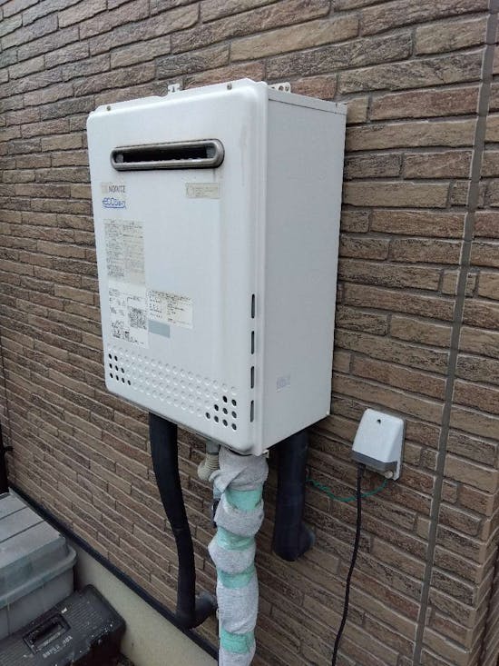 工事前　埼玉県飯能市のガス給湯器交換工事