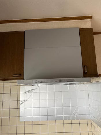 宮城県仙台市のお客様のレンジフード交換工事