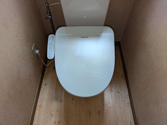 工事後　静岡県静岡市の温水洗浄便座工事 