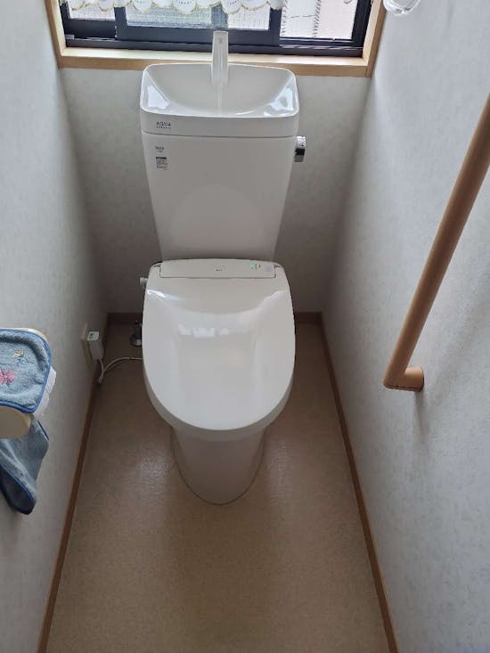工事後　栃木県宇都宮市のお客様のアメージュ便器工事 