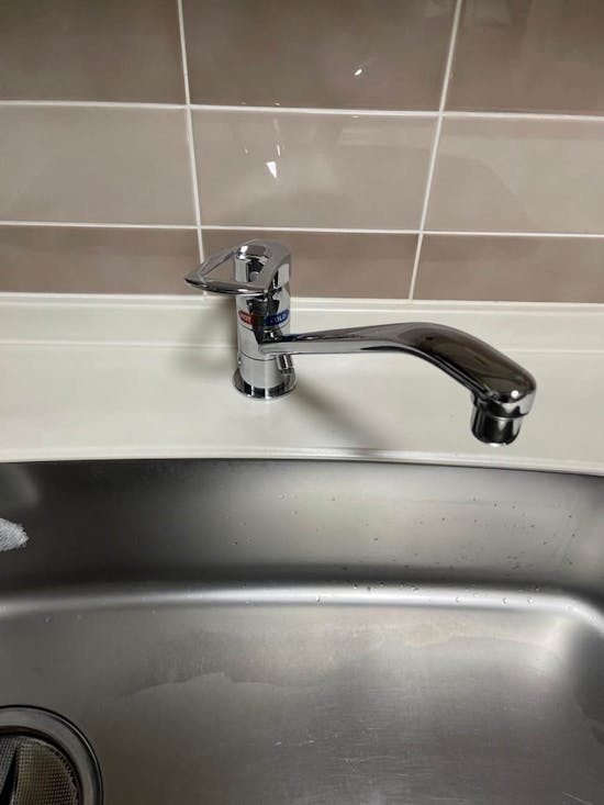 工事後　宮城県仙台市のお客様の水栓交換工事（ｷｯﾁﾝ用ﾜﾝﾎｰﾙ型）
