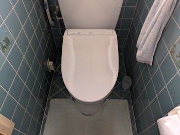 静岡県周智郡のお客様のウォシュレット交換工事