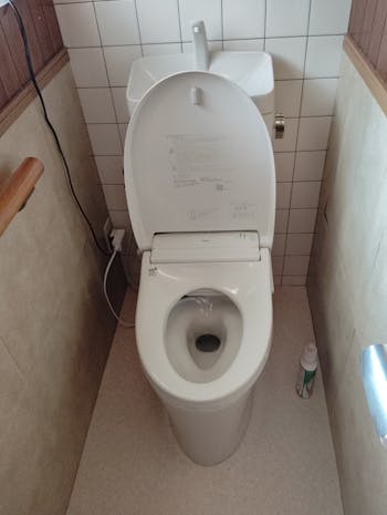 静岡県のお客様のトイレパック工事　具体的な工事内容2