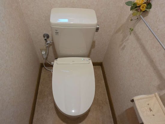 工事後 栃木県宇都宮市お客様のアメージュ便器トイレ工事パック