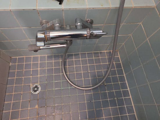 工事前　栃木県大田原市のシャワー水栓交換工事