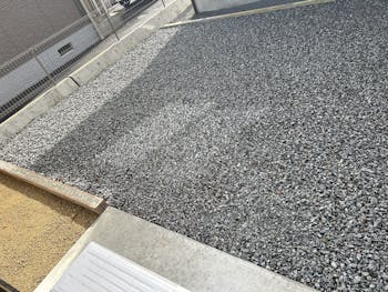 福島県のお客様の物置設置と外構工事　具体的な工事内容2