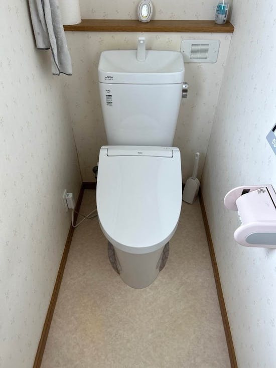 工事後　宮城県多賀城市のお客様の温水洗浄便座交換工事