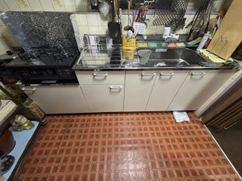 坂戸市のお客様のシステムキッチン工事　具体的な工事内容1