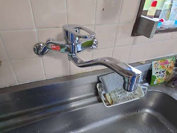 栃木県宇都宮市のお客様のキッチン水栓交換工事