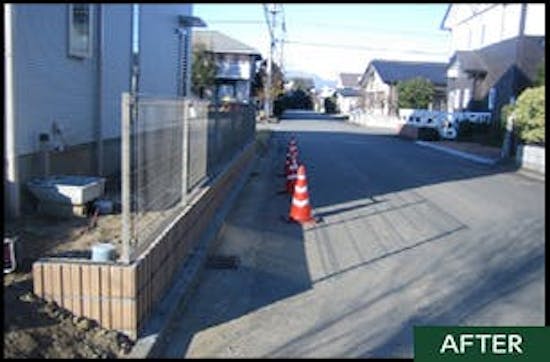 工事後　千葉県のお客様の外構