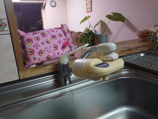 工事前
愛知県名古屋市のお客様のキッチン水栓交換工事