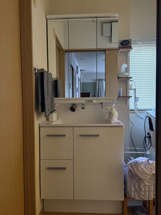 工事後　太田市のお客様の洗面化粧台工事