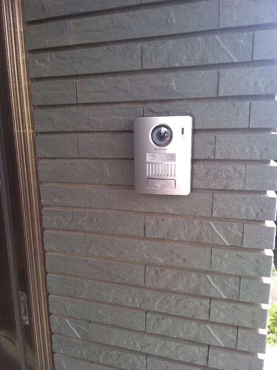 工事後 東京都福生市のお客様のTVドアホン交換工事