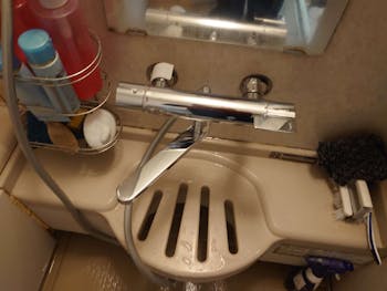 愛知県豊田市のお客様の浴室水栓取替工事