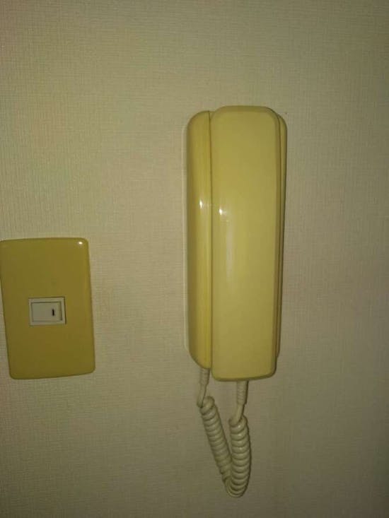 工事前　東京都福生市のお客様のTVドアホン交換工事