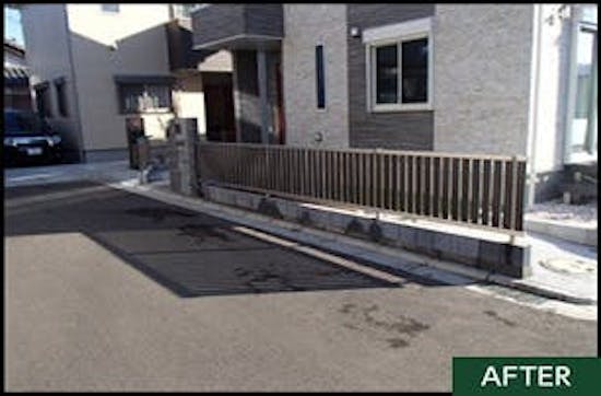 工事後　神奈川県のお客様の外構