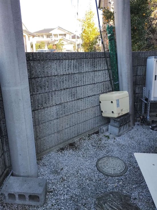 工事前　群馬県高崎市のお客様の物置設置工事