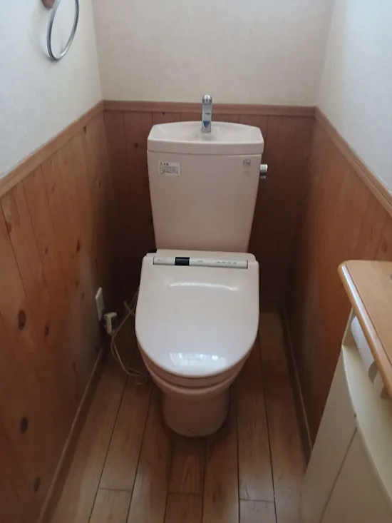 工事前　茨城県小美玉市のお客様のトイレ交換工事