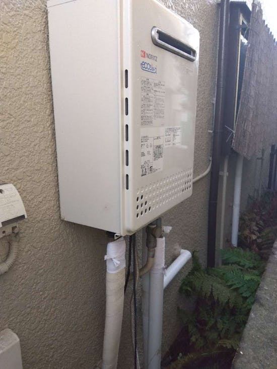 工事前　東京都八王子市のお客様の給湯器工事