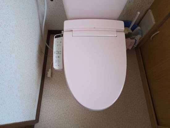 工事前　栃木県那須塩原市のお客様のシャワートイレ交換工事