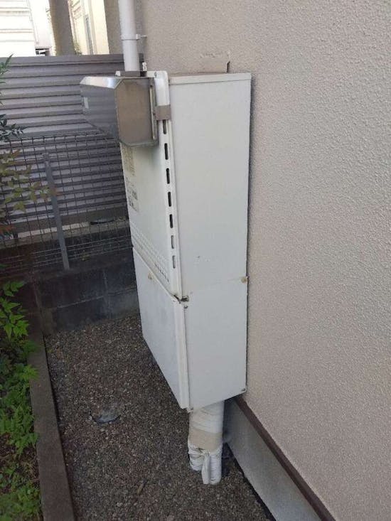 工事前 東京都昭島市のお客様の給湯器・レンジフード交換工事