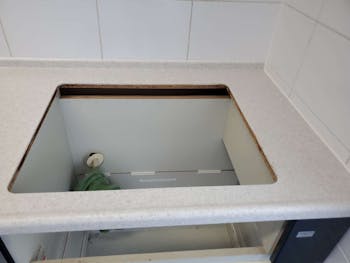 栃木県宇都宮市のお客様のビルトインコンロ工事　具体的な工事内容1