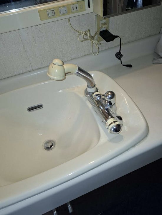 工事前　宮城県仙台市のお客様の洗面水栓交換