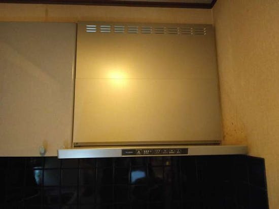 工事後 神奈川県相模原市のお客様のレンジフード交換工事