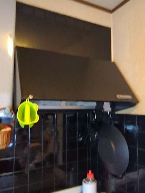 工事前 神奈川県相模原市のお客様のレンジフード交換工事