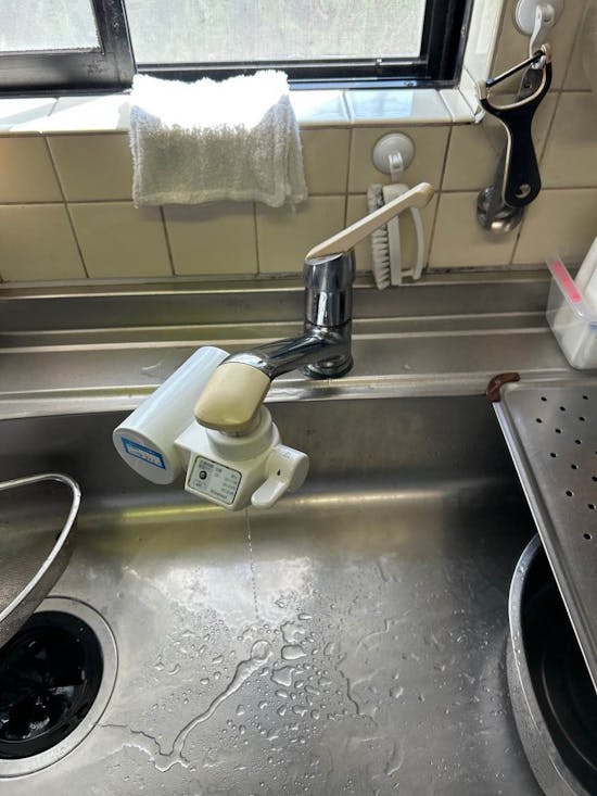 工事前　宮城県仙台市のお客様の混合水栓交換工事