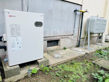 いすみ市のお客様の給湯器工事