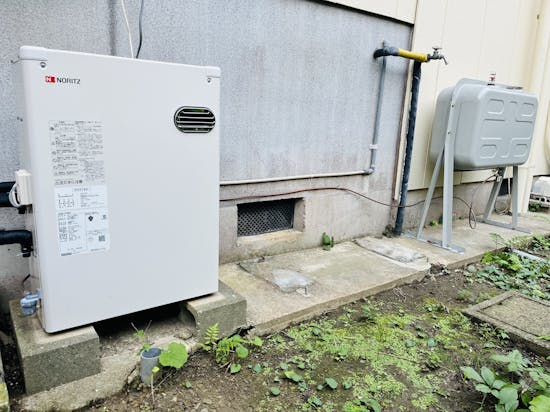 工事後　いすみ市のお客様の給湯器工事