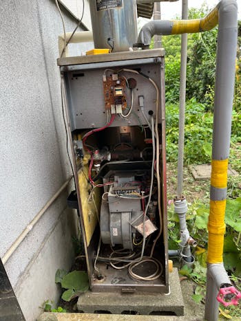 いすみ市のお客様の給湯器工事　具体的な工事内容1