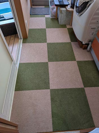 静岡県伊東市のお客様のタイルカーペット工事