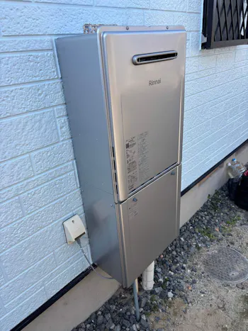 三重県四日市市のお客様のガス給湯器交換工事