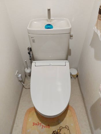 鴻巣市のお客様の温水洗浄便座交換工事　具体的な工事内容1