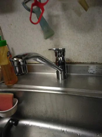 東京都西東京市のお客様のキッチン水栓交換工事