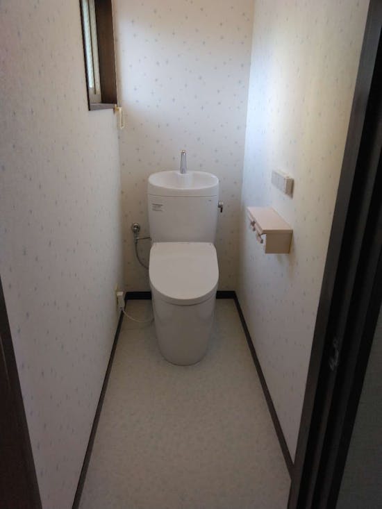 工事後 神奈川県横須賀市のお客様のトイレ&内装工事