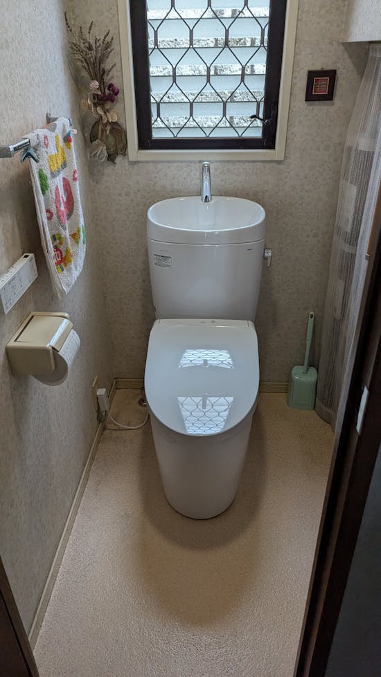 工事後　日高市のお客様のトイレ工事
