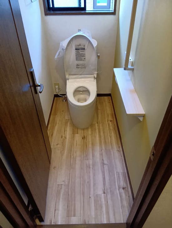 工事後 東京都八王子市のお客様のトイレ・内装パック工事