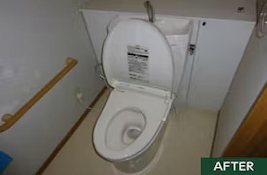 工事後 群馬県のお客様のトイレ工事